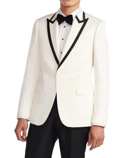 LAPEL DETAIL TUXEDO JACKET