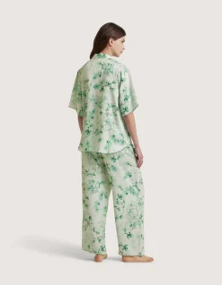 LA SOIE SHIRT LARGE IN WHISPER GREEN