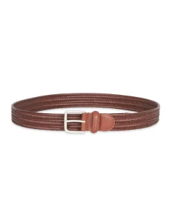 LEATHER ELASTIC BRAIDED BELT