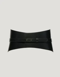 LEATHER WAIST CINCHER BELT
