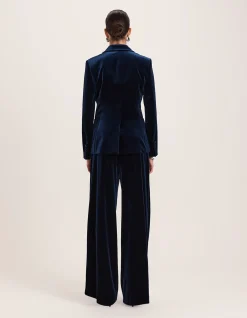 LEA VELVET BLAZER