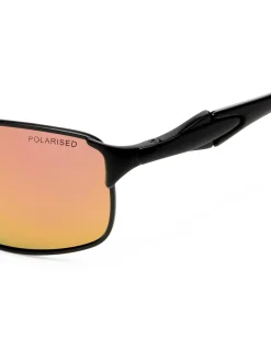 LEEDERVILLE BLACK WRAP SUNGLASSES