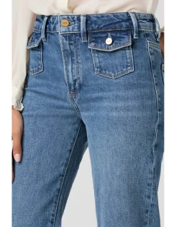 Leenah High Rise Wide Leg Denim Jeans