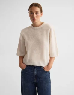 LEETA WOOL KNITTED T SHIRT
