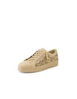 Lelah Zip Detail Leopard Panel Trainers