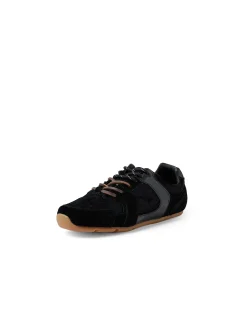 Lemmo Pony Suede Lace Up Trainers