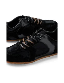 Lemmo Pony Suede Lace Up Trainers