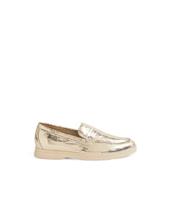 Lemmy Pale Gold Mosaic Loafers