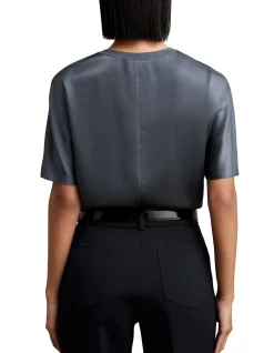 Lena Relaxed Short Sleeve Dressy T-Shirt