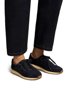 Lena Suede Sneaker - Ink