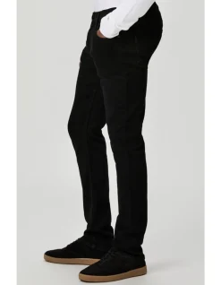Lennox Transcend Slim Fit Black Jeans