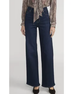 Le Slim Palazzo High Rise Wide Leg Jeans