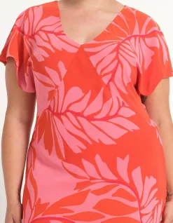LEYLA CHIFFON MIDI DRESS