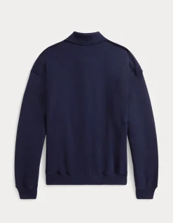 LIGHTWEIGHT FLEECE LONG-SLEEVE POLO