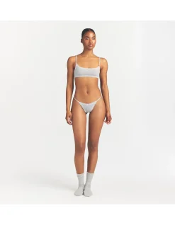 LIGHTWEIGHT COTTON POINTELLE SCOOP BRALETTE