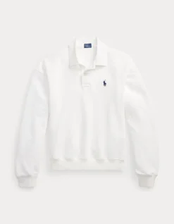 LIGHTWEIGHT FLEECE LONG-SLEEVE POLO