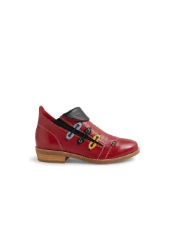 Likasi Colour Pop Lace Detail Ankle Boots