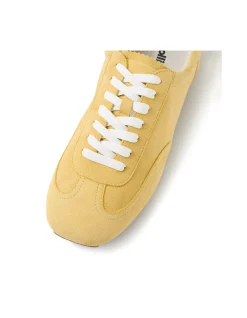 Liloa Lemon Suede Lace Up Sneakers