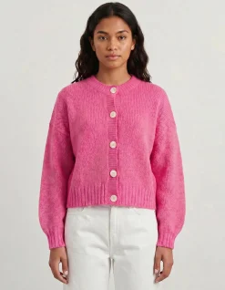 LILY FLUFFY KNIT LONG SLEEVE CARDIGAN