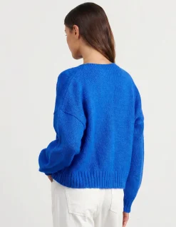 LILY FLUFFY KNIT LONG SLEEVE CARDIGAN