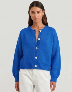 LILY FLUFFY KNIT LONG SLEEVE CARDIGAN