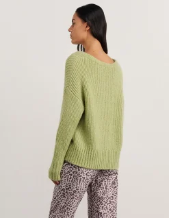 LILY SCOOP NECK LS KNIT