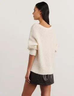 LILY SCOOP NECK LS KNIT
