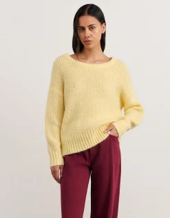 LILY SCOOP NECK LS KNIT