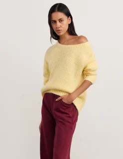 LILY SCOOP NECK LS KNIT