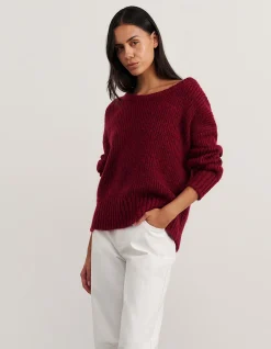 LILY SCOOP NECK LS KNIT