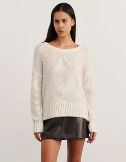 LILY SCOOP NECK LS KNIT
