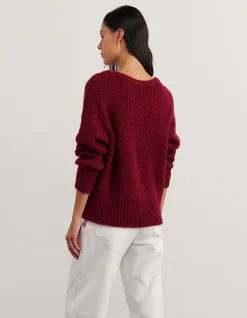 LILY SCOOP NECK LS KNIT