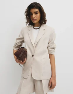 Linen Relaxed Blazer