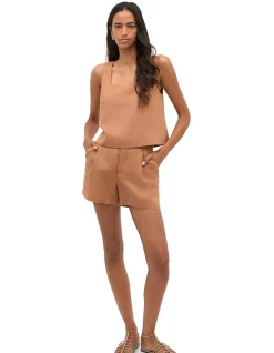 LINEN POCKET SHORT