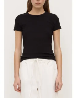 Linley Rib Tee Black