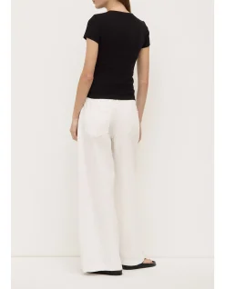 Linley Rib Tee Black