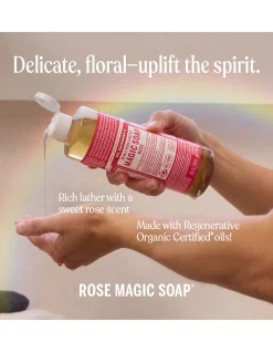 LIQUID CASTILE SOAP 237ML - ROSE