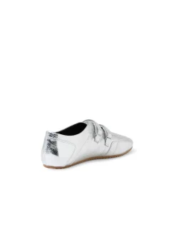 Lisarella Twin Strap Metallic Flat Shoes