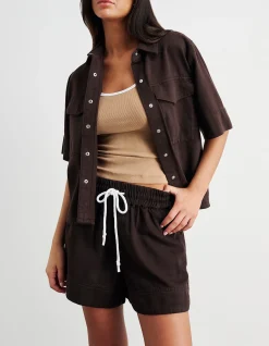 LOE DENIM PULL ON SHORT