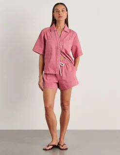 LOE DENIM PULL ON SHORT