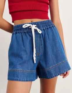 LOE DENIM PULL ON SHORT