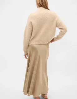 LOFTY MOCK NECK KNIT