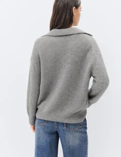 Lofty Collared Knit: Luxe Lofty Texture Relaxed Classic