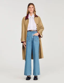 Logan High Waist Wide Leg Denim Jeans