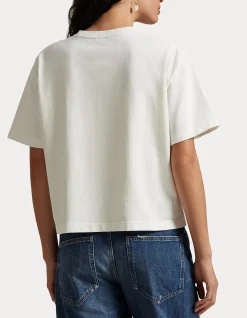LOGO COTTON JERSEY CREWNECK TEE