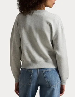 LOGO FLEECE CARDIGAN