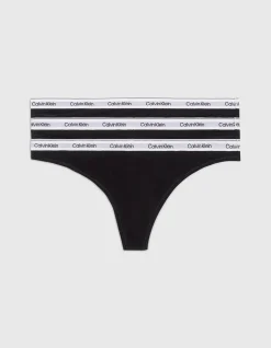 LOGO 3 PACK LOW RISE THONG