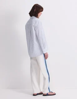 LOGO STRIPE POCKET SHIRT
