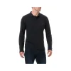 LONG SLEEVE GUNN POLO - CHARCOAL