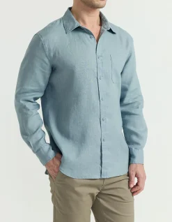 LONG SLEEVE LINEN SHIRT